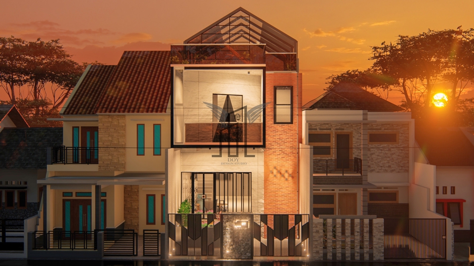 3D & Perspektif - Jasa Desain Arsitektur Exterior, Interior, Animasi, Untuk Bangunan Pribadi (Rumah) dan Komersil - 13