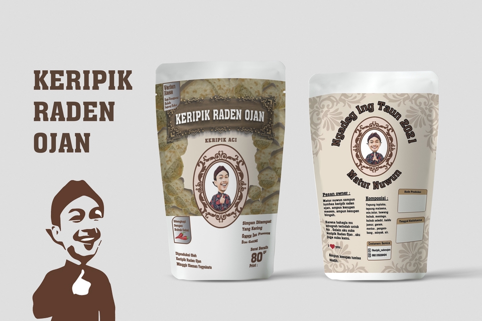 Label & Kemasan - design kemasan produk 1 hari jadi food, cosmetic, box, botle - 7