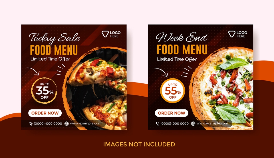 Banner Online - Desain Sosial Media Post Banner dan Desain Food Menu Banner Professional - 8