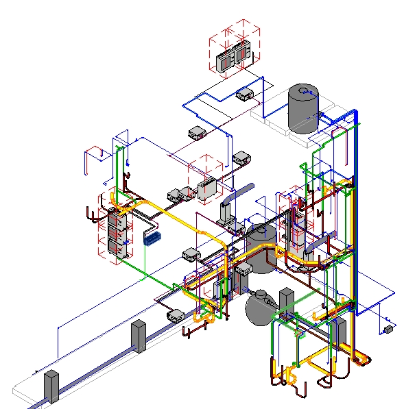 เขียนแบบวิศวกรรมและออกแบบโครงสร้าง - รับเขียนงาน REVIT ST/AR/MEP - 2