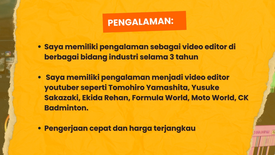 Video Editing - Edit Vlog Youtube (Editor Youtuber Terkenal, Harga Terjangkau dan Pengerjaan Cepat) - 4