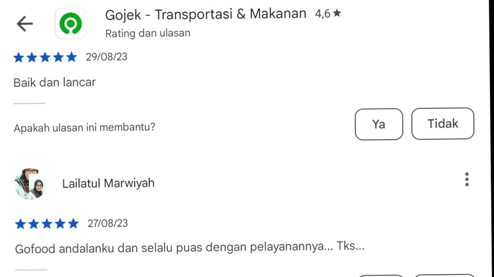 Memberi Review - Jasa Review Aplikasi Android Google PlayStore Murah Bergaransi (100% AMAN)  - 4