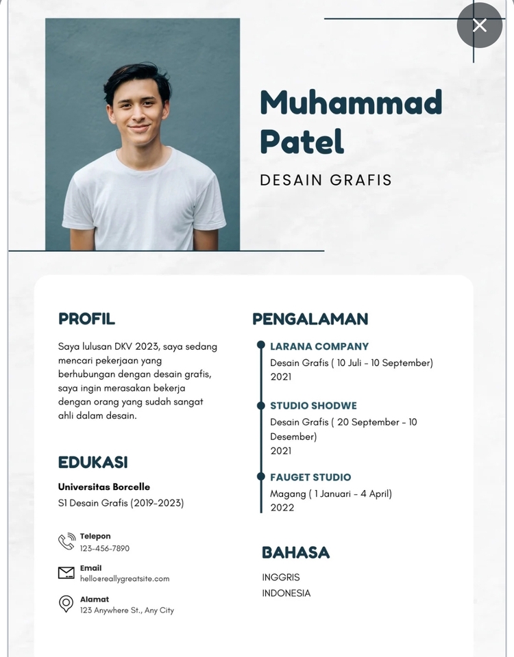 Portfolio & Resume - Jasa CV, Lamaran Kerja, Surat Penting Lainnya  - 3