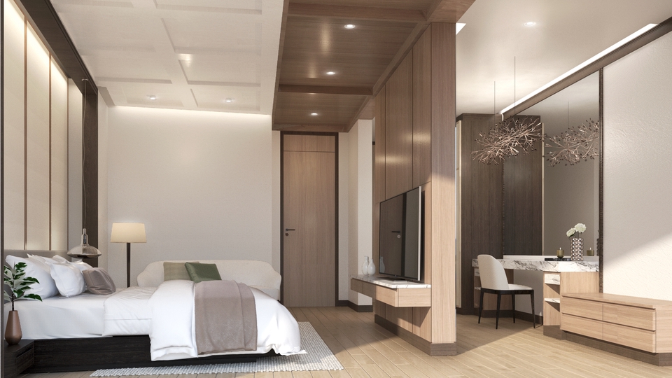 ออกแบบตกแต่งภายในและภายนอก - รับออกแบบตกแต่งภายใน บ้าน/คอนโด/โรงแรม (interior design) - 5