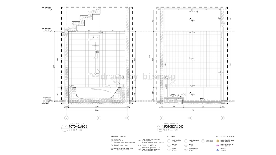 CAD Drawing - Gambar Kerja/DED/Cad Drawing Arsitektural - 13