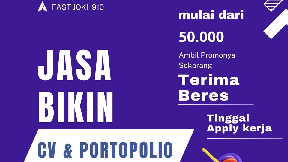 Jasa Pembuatan Presentasi / Desain PowerPoint - Pembuatan CV dan Portofolio | Solusi cepat dapat Kerja dan lolos BUMN 