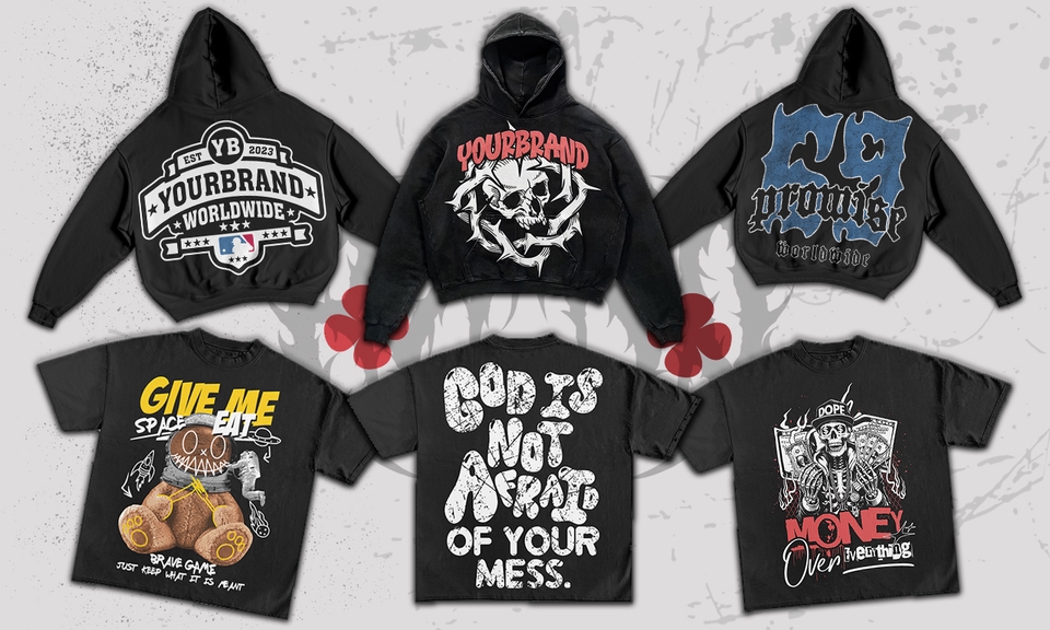 Desain kaos pria dan wanita dengan berbagai motif dan desain yang menarik, tersedia desain kaos polos, distro, custom, tulisan, dan lain sebagainya.