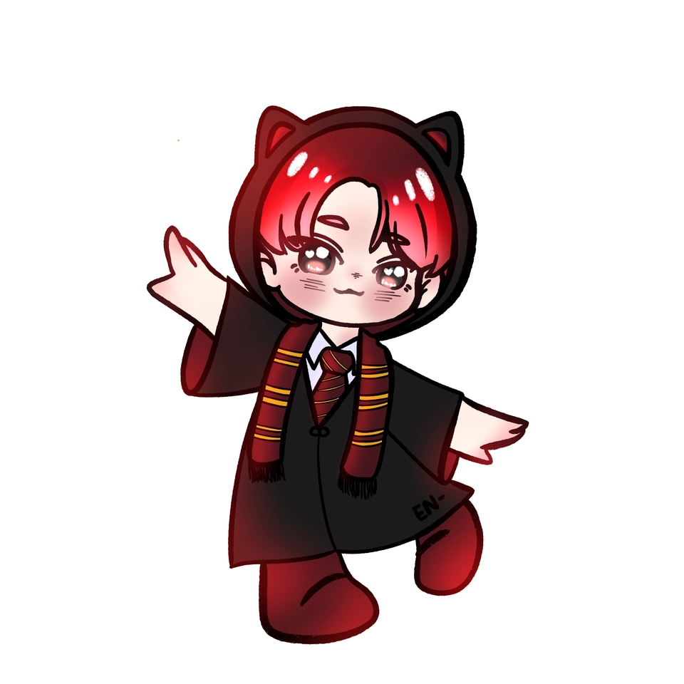 Jasa desain karakter kartun imut gaya anime Hogwarts. Desain karakter vtuber, maskot game fantasi. Harga terjangkau.