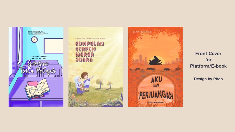 Digital Printing - Ilustrasi Sampul Buku (Book Cover) Novel Cetak - 3