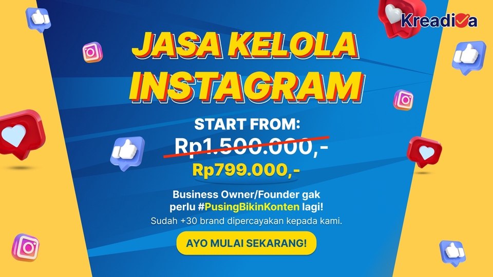 Digital Marketing - Jasa Kelola Instagram | Social Media Management Instagram | Desain Instagram | Jasa Kelola Sosmed - 1