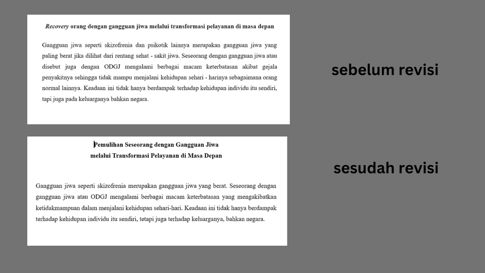 Proofreading - Proofread + Edit Bahasa Indonesia (Hasil Sudah Dirapikan!) - 2