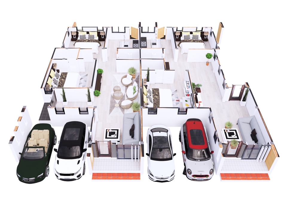 3D Perspective - บริการทำ 3D Perspective สำหรับงานนำเสนอ ทั้งภายใน/ภายนอกอาคาร ทุกประเภท - 6