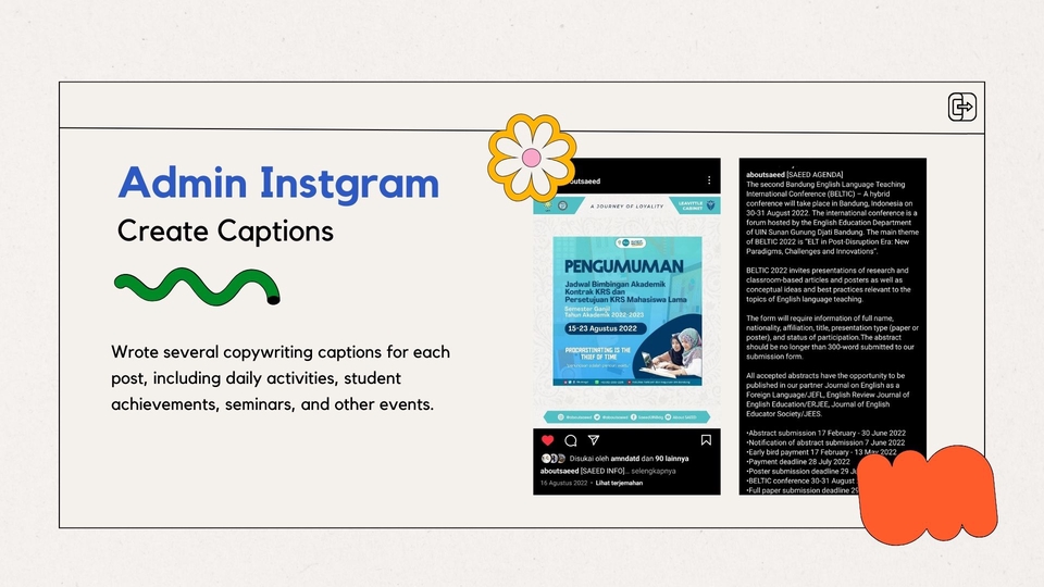 Caption Sosial Media - Jasa Penulisan Captions Media Sosial yang Menarik Bahasa ENG & ID - 2