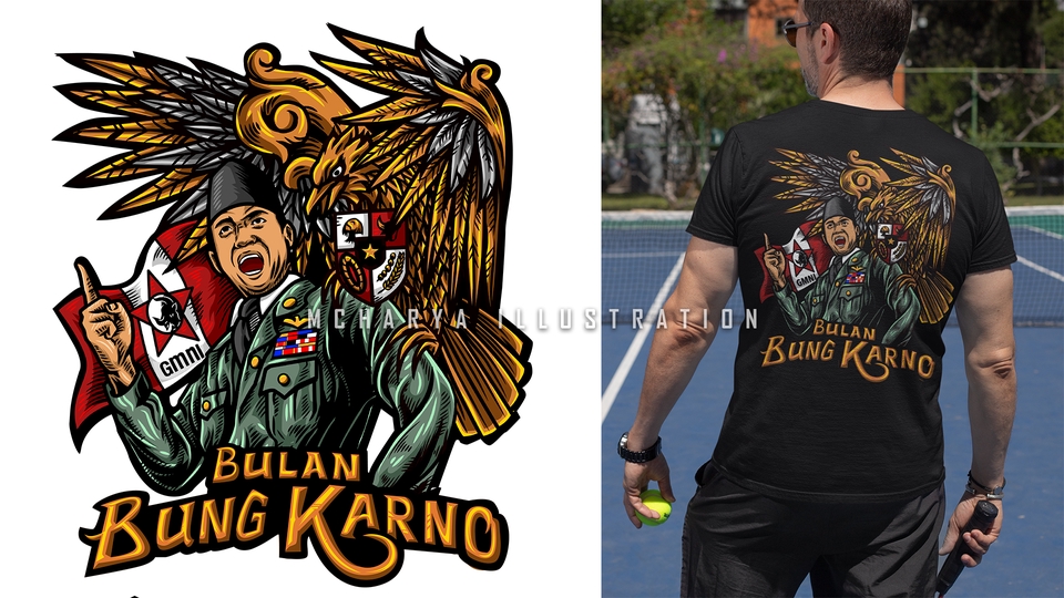 Desain Kaos & Motif - Custom Design Illustration (T-Shirt Design) - 7