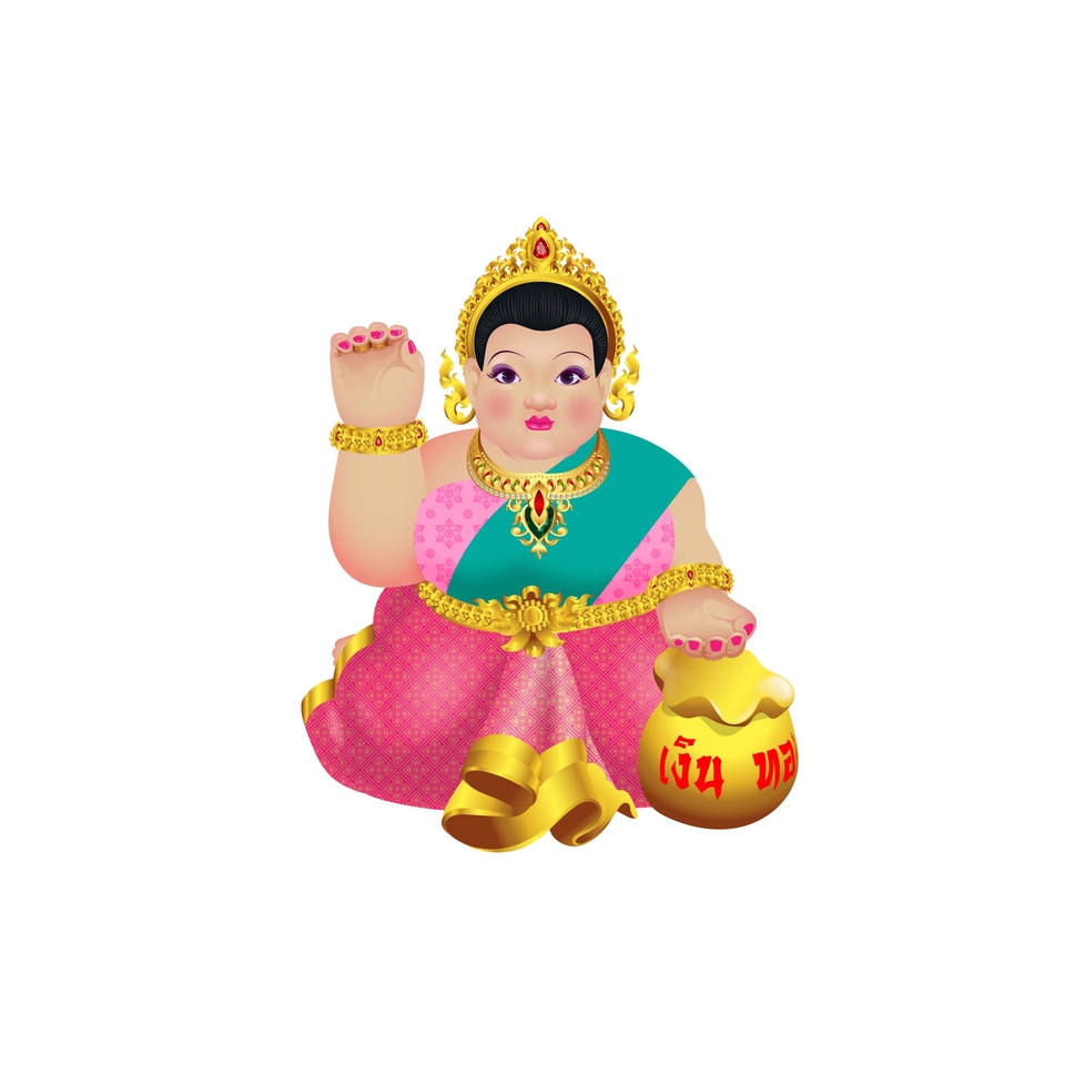 รับวาดภาพล้อเลียน นางกวัก