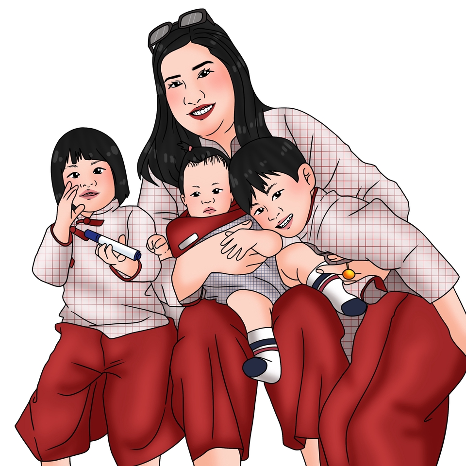 วาดแฟนอาร์ต - รับวาดภาพ Fanart/ Original Character/ Chibi/ ภาพวาดลายเส้นการ์ตูน - 15