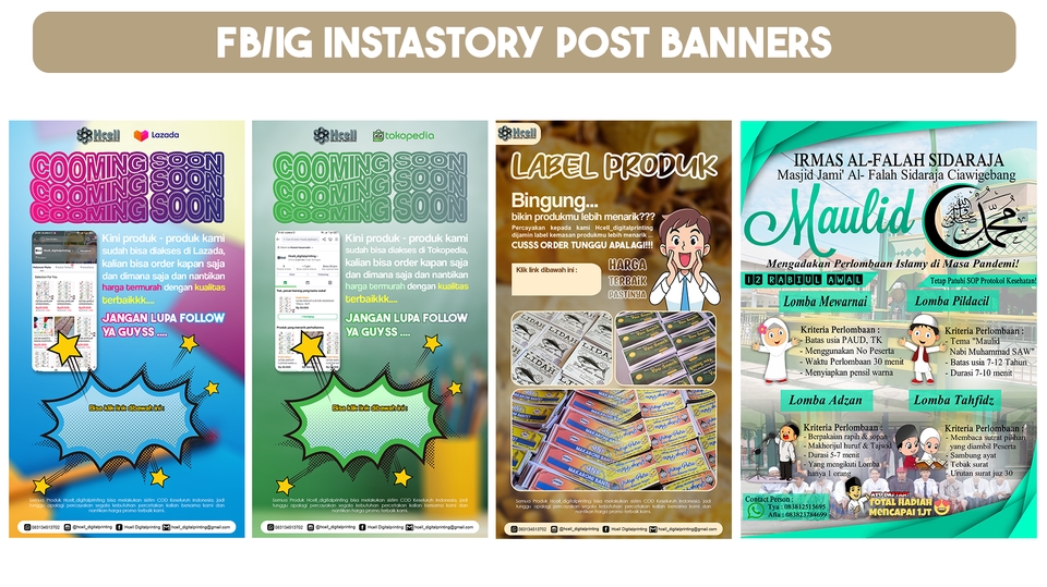 Banner Online - Desain Digital Banner atau Social Media Banner - 3
