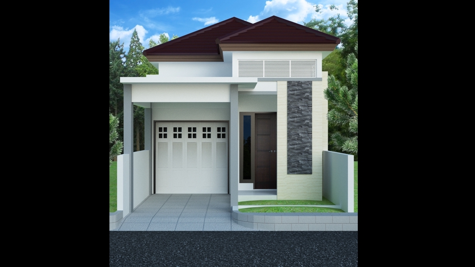 CAD Drawing - Konsep Denah Layout Rumah - 4