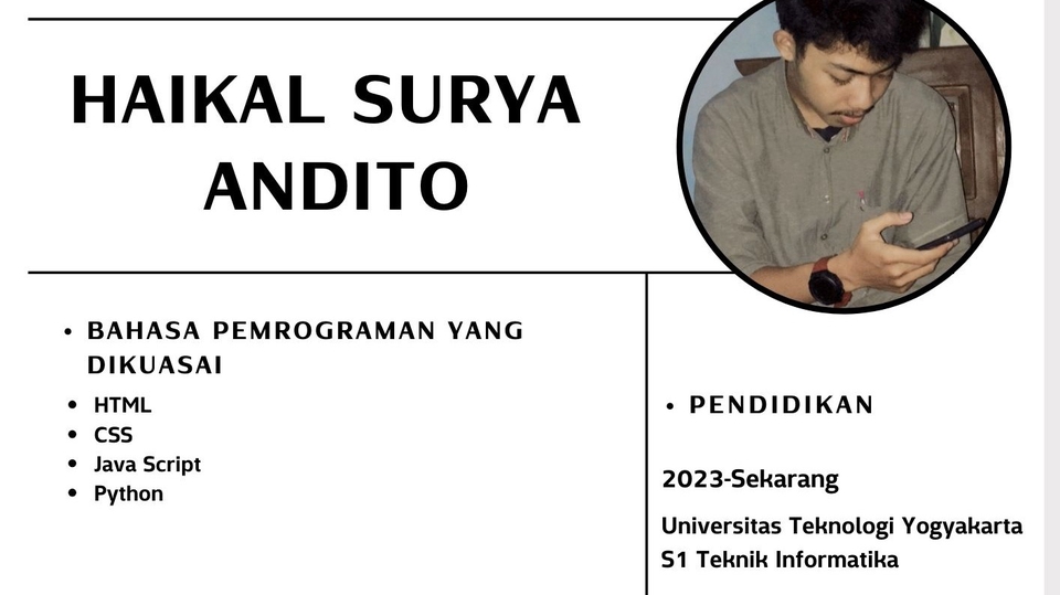 Jasa pembuatan website profesional, Haikal Surya Andito, web developer berpengalaman, jasa web development, harga website, jasa website company profile, jasa website perusahaan.