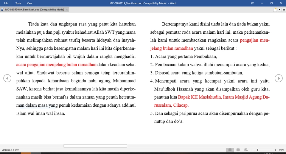 Pengetikan Umum - Jasa Pengetikan Dokumen Umum secara CERADA (Cepat, Rapi, dan Detail) - 5