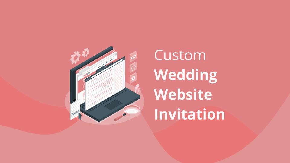Web Development - Custom Wedding Web Invitation - 1