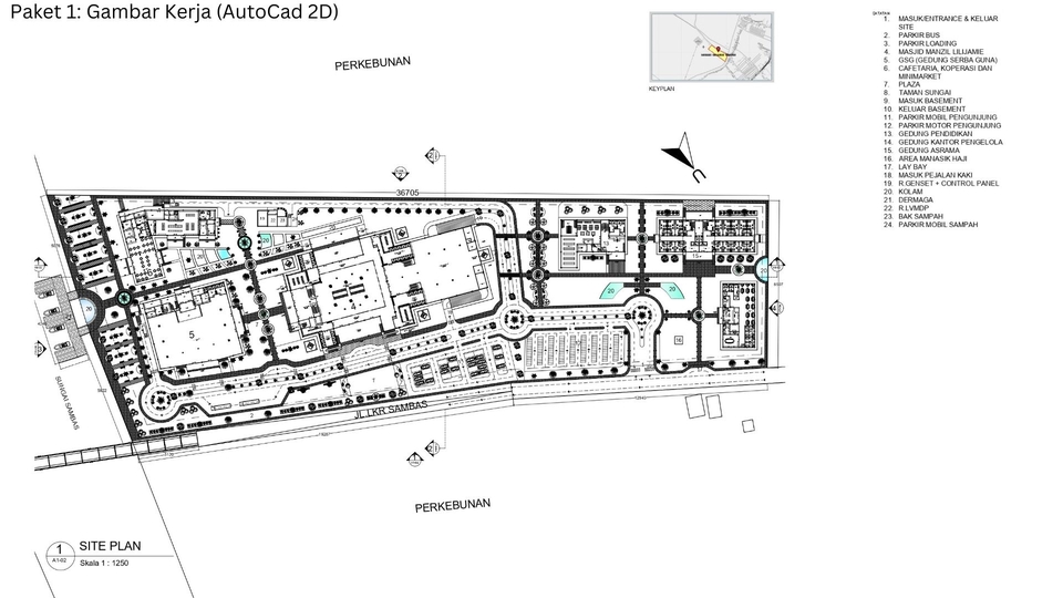 CAD Drawing - Gambar Kerja 2D AutoCad (As Built Drawing) dan Detail Arsitektural - 2