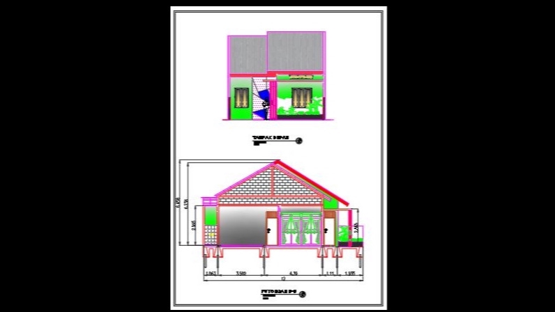 CAD Drawing - JASA GAMBAR BANGUNAN 2D AUTOCAD ( Per lembar ) - 1