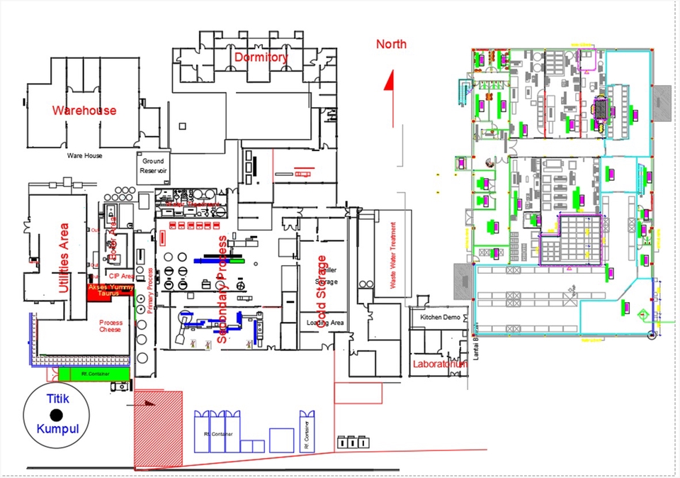 CAD Drawing - JASA MENGGAMBAR LAYOUT PABRIK EXISTING SPESIALIS INDUSTRI MENENGAH KEBAWAH - 5