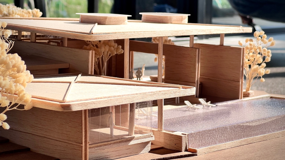 รับปั้นโมเดลบ้าน 3d สไตล์โมเดิร์น