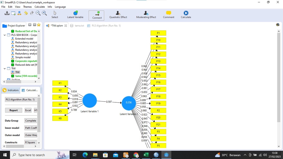 Analisis Data - Data processing USING AMOS, SPSS, E-VIEW, and SmartPLS - 3