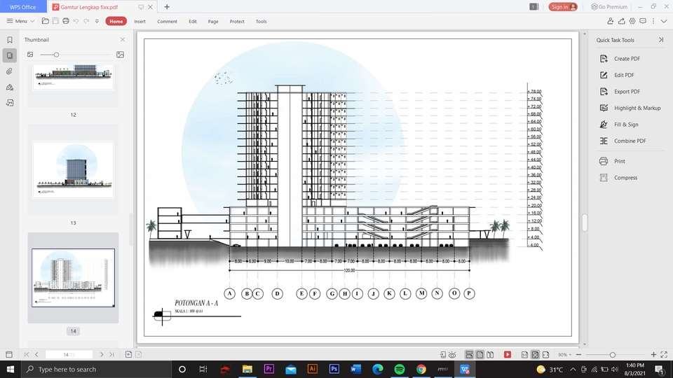 Jasa drafter autocad murah, gambar desain bangunan arsitektur, drafter interior.