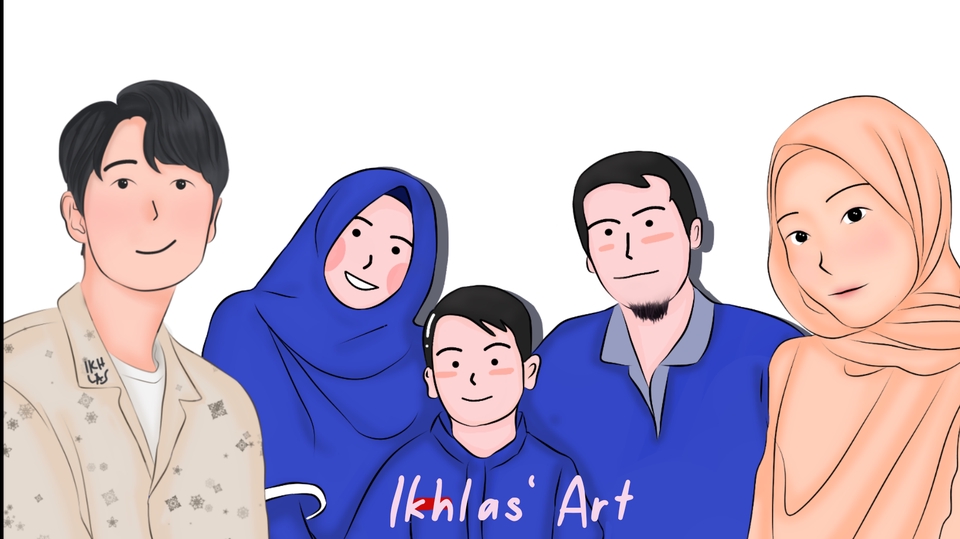 Gambar dan Ilustrasi - Ilustrasi Wajah Sederhana - 1
