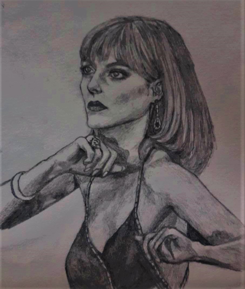 วาดภาพเหมือน Portrait - วาดภาพเหมือนคนขาวดำคลาสสิค - 6