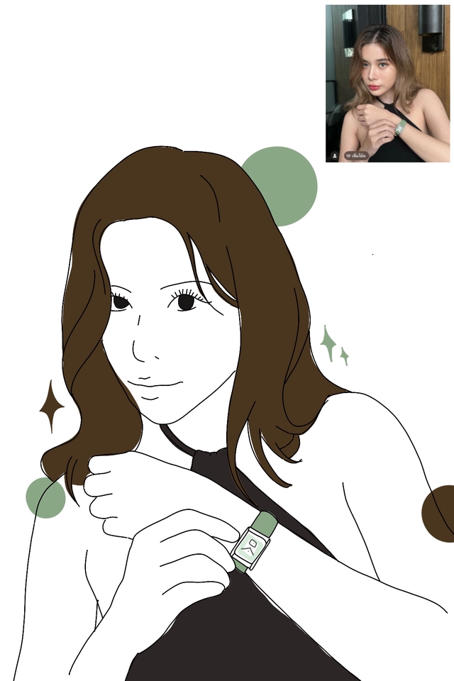 วาดแฟนอาร์ต - fanart ลายเส้น minimal - 5