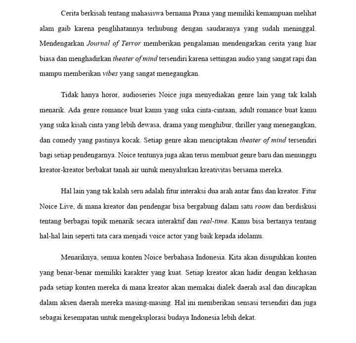 Penulisan Konten - Penulisan Surat, Quote, dan Artikel - 7