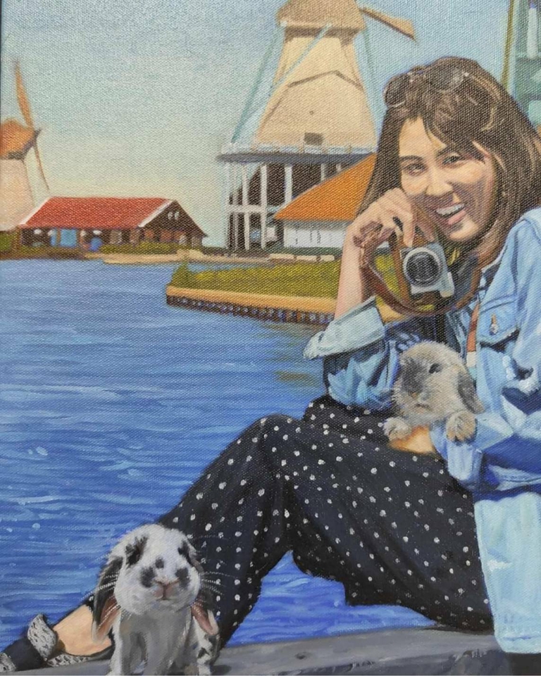 วาดภาพเหมือน Portrait - รับวาดภาพเหมือนตามสั่ง Portrait, Landscape, Animals และ งาน Re-product - 23