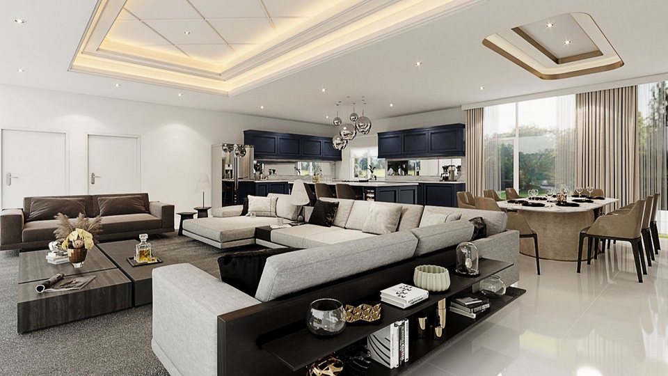 รับทำ 3D perspective interior (งานภายใน)