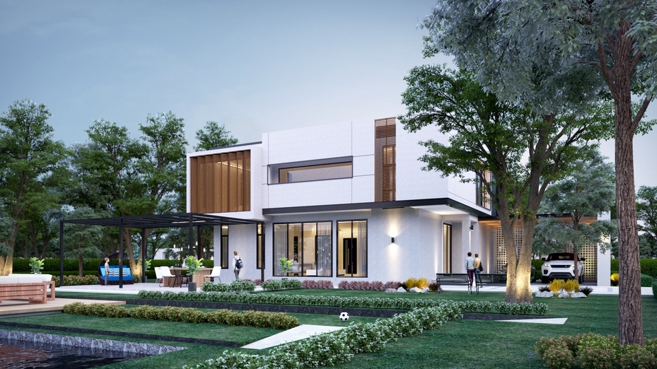 3D Perspective - รับทำภาพ 3D Perspective ออกแบบงานสถาปัตยกรรมภายนอก งานภายใน งานเขียนแบบก่อสร้าง ครบจบที่เดียว - 18
