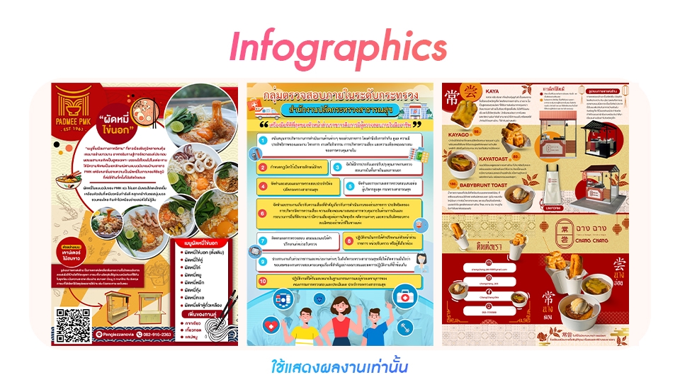 Infographics - รับออกแบบ Infographic งานไว งานด่วน เสร็จทันภายใน 24 ชม. ราคาสบายกระเป๋า - 5