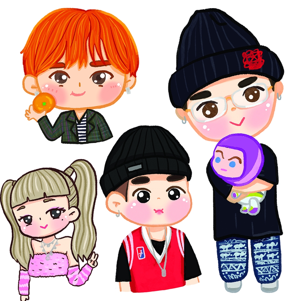 วาดแฟนอาร์ต - รับวาดรูปแฟนอาร์ตสไตล์น่ารัก - 3