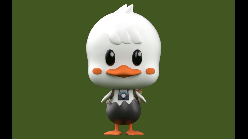 ออกแบบ Character & Mascot - รับออกแบบ 3D Model Character  - 1