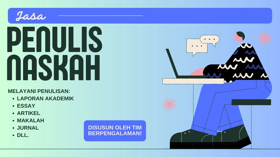Jasa Penulisan berbagai Jenis Tulisan Akademik