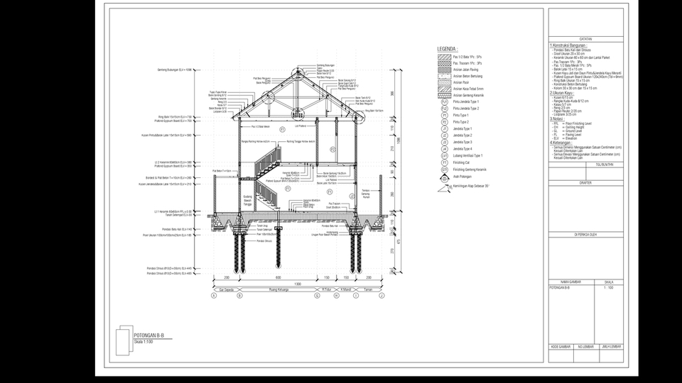 CAD Drawing - Desain Gambar Kerja (Autocad) 2D - 2
