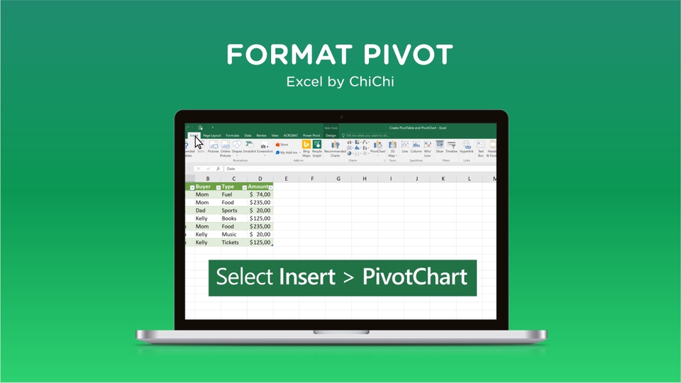 Jasa Analisis Data Excel dengan Pivot Chart untuk menampilkan data statistik secara ringkas dan visual.