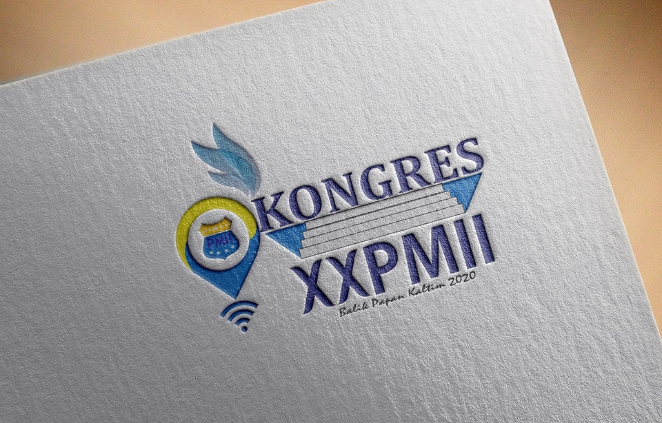Desain logo Kongres XPPMI, Bali Depan Kaltim 2020. Jasa desain logo profesional untuk acara, organisasi, dan perusahaan.