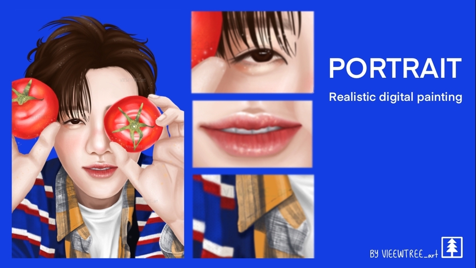 รับวาดภาพแฟนอาร์ต วาดรูปแฟนอาร์ต เกาหลี การ์ตูน วาดแฟนอาร์ตศิลปิน วาดแฟนอาร์ต fanart realistic digital painting