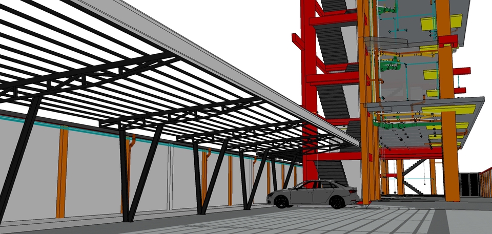 เขียนแบบวิศวกรรมและออกแบบโครงสร้าง - ออกแบบโครงสร้าง-สถาปัตย์,เขียนแบบ2D/3D,ประมาณราคาBOQ,Shop Drawing - 4