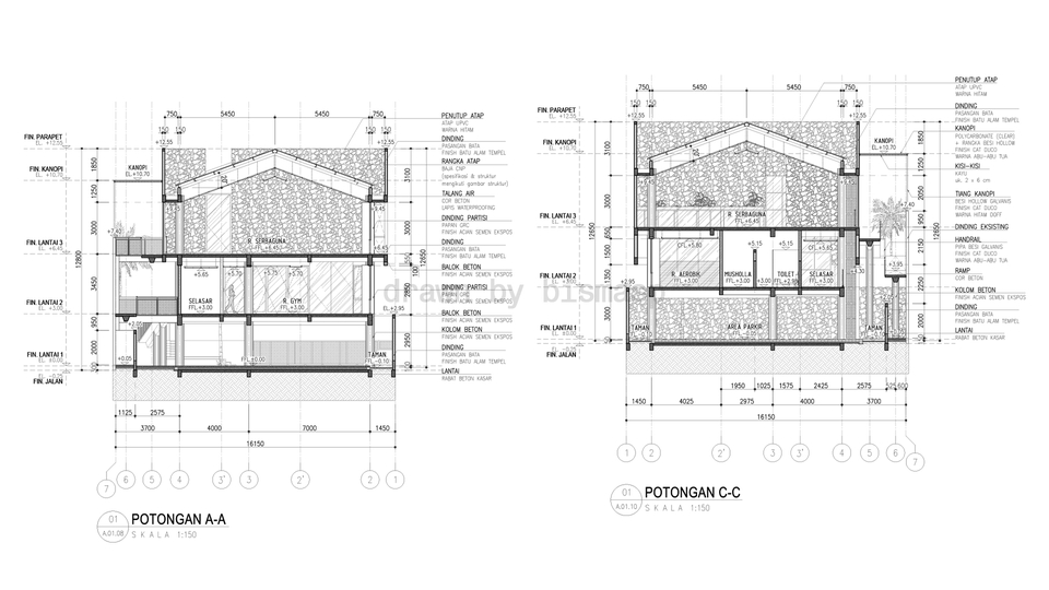 CAD Drawing - Gambar Kerja/DED/Cad Drawing Arsitektural - 7