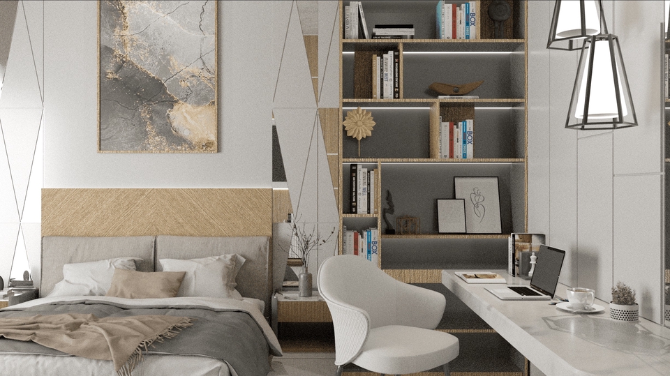 3D & Perspektif - Desain Interior Paket 1 Ruang - 1
