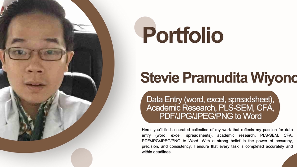Entri Data - Portfolio Data Entry and Other Skill - 1